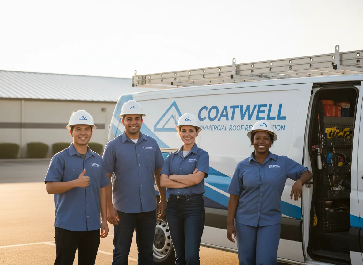 Commercial roof coating company in Sharon Center, OH